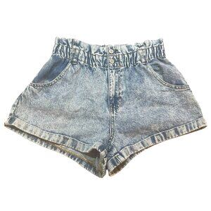 Women's PacSun‎ Vintage High Waist Acid Wash Mom Jean Shorts Size Large